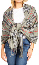 Sakkas Martinna Women's Winter Warm Super Soft and Light Pattern Shawl Scarf Wrap