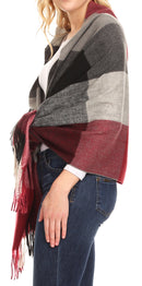 Sakkas Martinna Women's Winter Warm Super Soft and Light Pattern Shawl Scarf Wrap