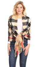 Sakkas Martinna Women's Winter Warm Super Soft and Light Pattern Shawl Scarf Wrap