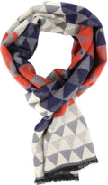 Sakkas Alvise Casual Variety Patterned Unisex Scarf Super Soft and Warm#color_YC16127-Grey 