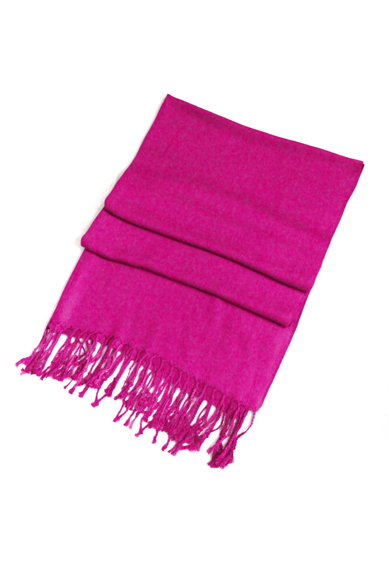 Sakkas Large Soft Silky Pashmina Shawl Wrap Scarf Stole in Solid Colors