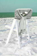 Sakkas Large Soft Silky Pashmina Shawl Wrap Scarf Stole in Solid Colors