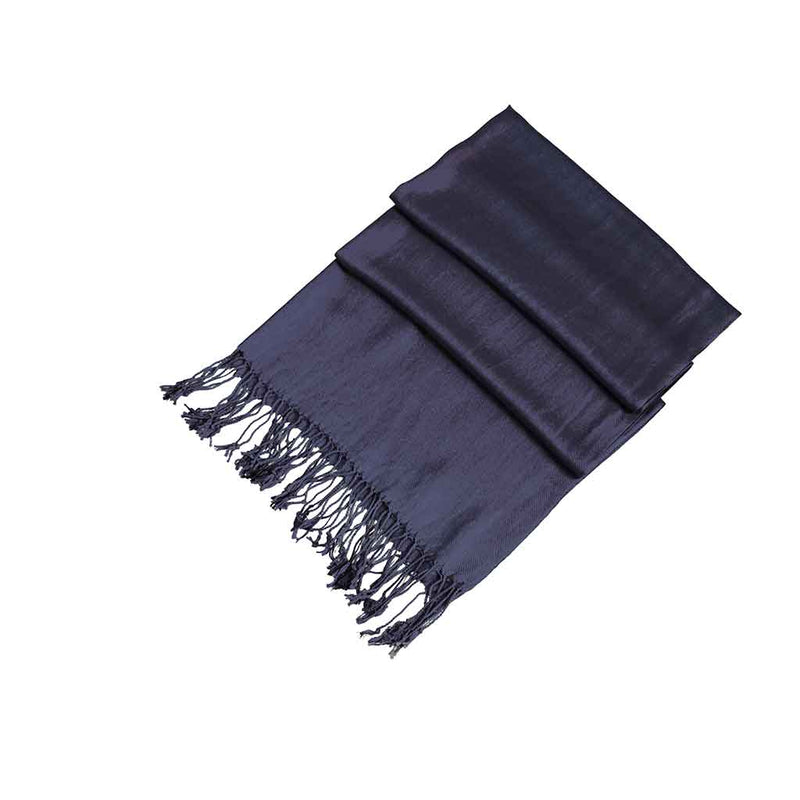 Sakkas Large Soft Silky Pashmina Shawl Wrap Scarf Stole in Solid Colors