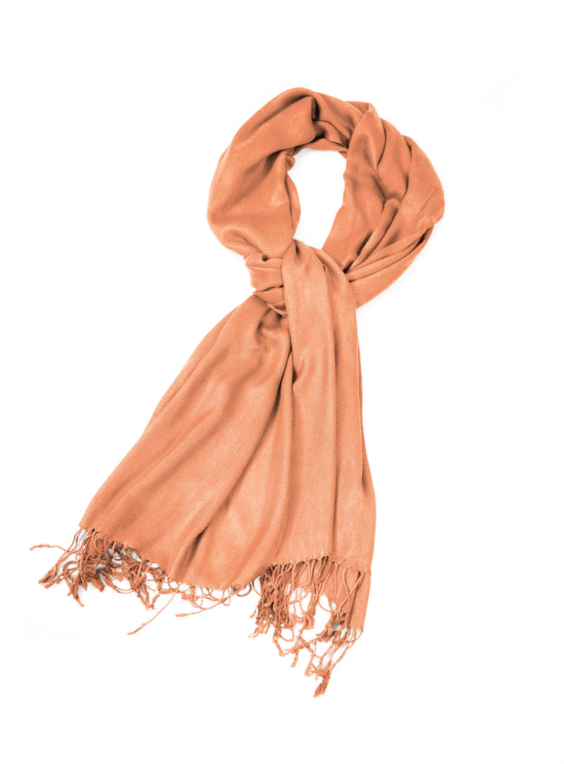 Sakkas Large Soft Silky Pashmina Shawl Wrap Scarf Stole in Solid Colors