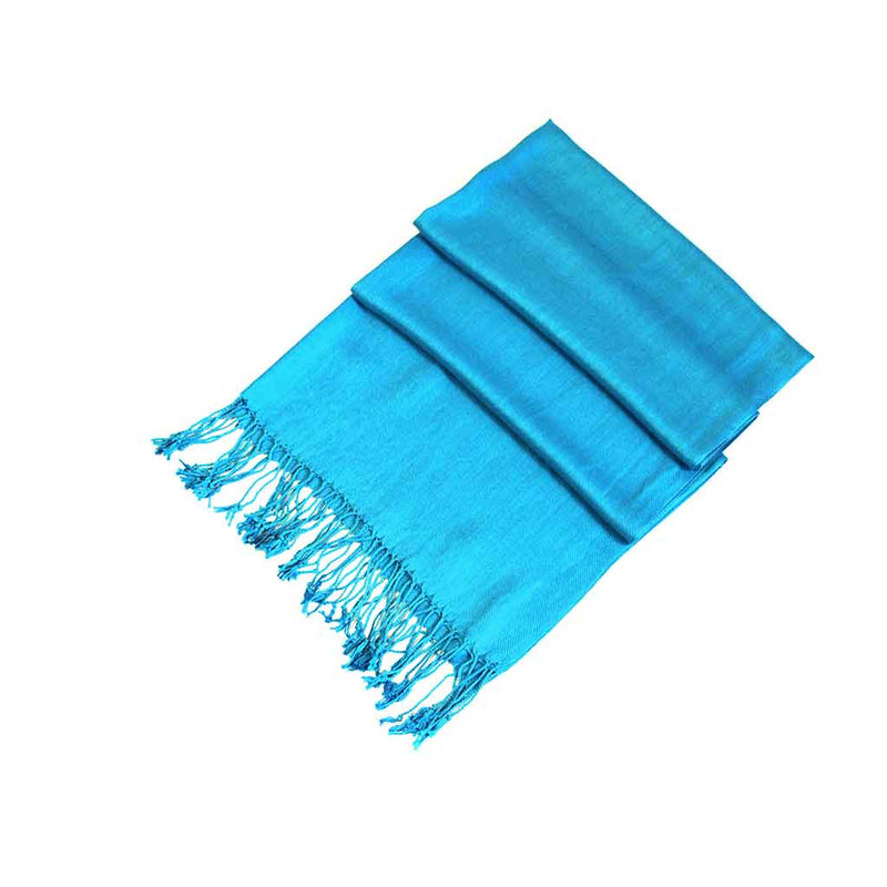 Sakkas Large Soft Silky Pashmina Shawl Wrap Scarf Stole in Solid Colors