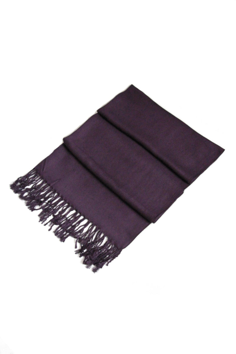 Sakkas 78" X 28" Rayon from Bamboo Soft Solid Pashmina Feel Shawl / Wrap / Stole