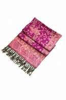 Sakkas Double Layer Jacquard Paisley Pashmina Shawl / Wrap / Stole