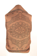 Sakkas Lightweight Two Tone Paisley Design Pashmina Fringe Scarf / Stole / Wrap