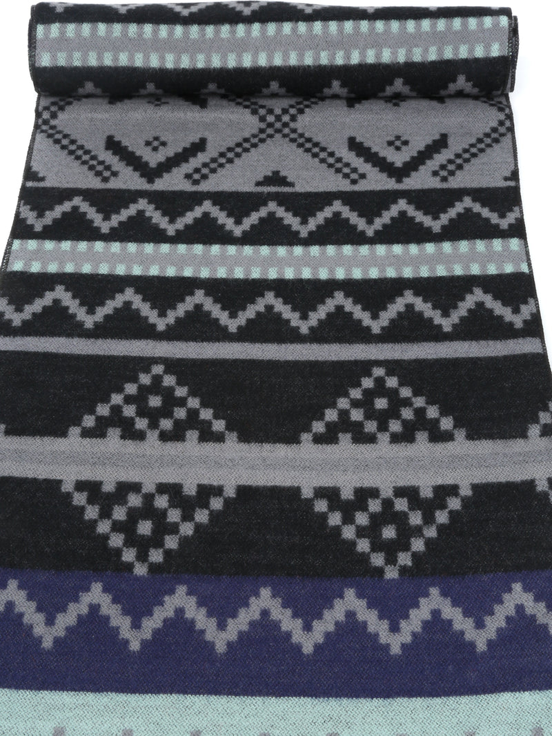 Sakkas Xayn Long Aztec Tribal Warm Patterned UniSex Cashmere Feel Scarf