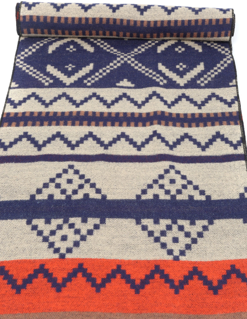 Sakkas Xayn Long Aztec Tribal Warm Patterned UniSex Cashmere Feel Scarf