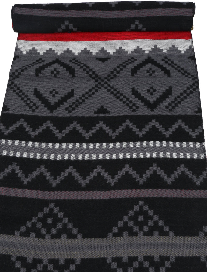 Sakkas Xayn Long Aztec Tribal Warm Patterned UniSex Cashmere Feel Scarf