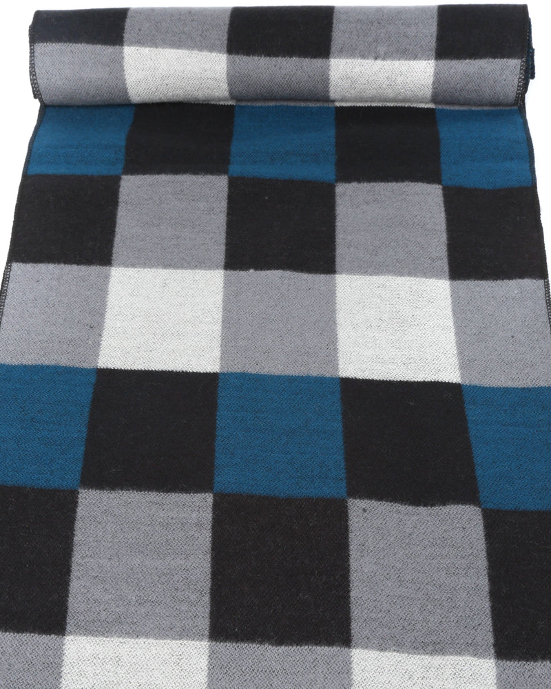 Sakkas Lawren Long Multi Colored Checkered Warm UniSex Cashmere Feel Scarf