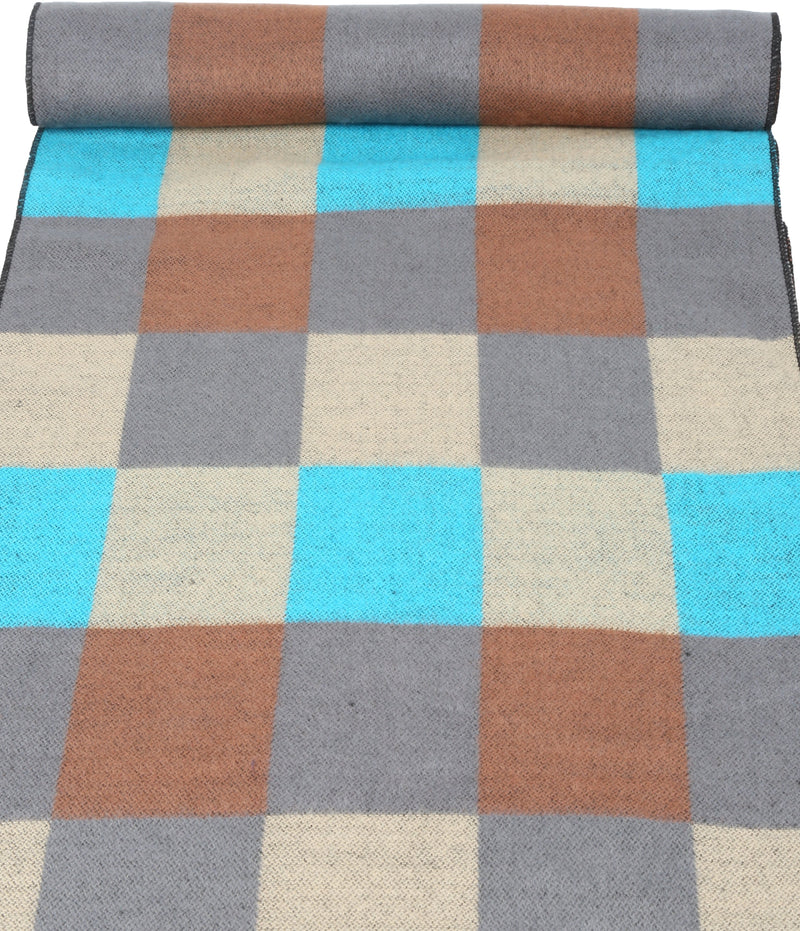 Sakkas Lawren Long Multi Colored Checkered Warm UniSex Cashmere Feel Scarf