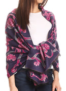 Sakkas Adele Floral Ornate Soft and Warm Pashmina Shawl Scarf Wrap Stole