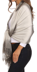 Sakkas Vicki Trendy Ombre Stripe Tie Dye Pashmina/ Shawl/ Wrap/ Stole