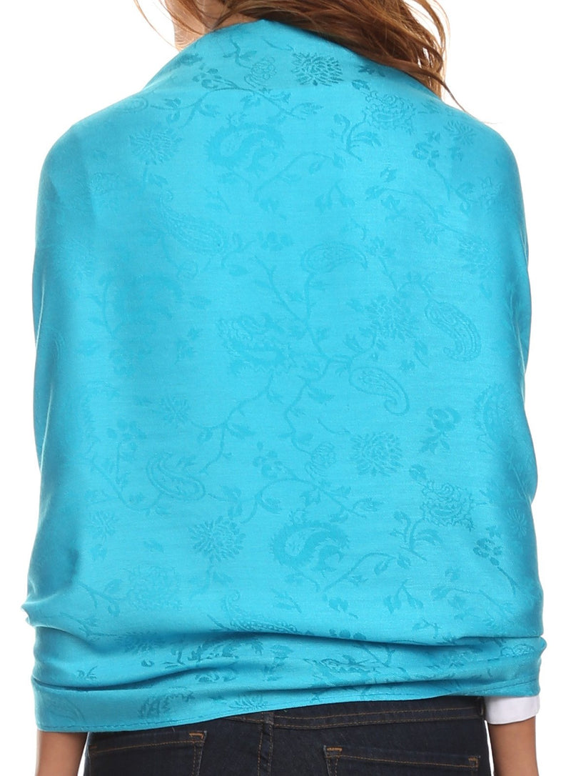 Sakkas Avril colorful allover Paisley Pashmina/ Shawl/ Wrap/ Stole