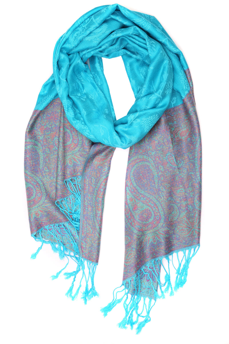 Sakkas Avril colorful allover Paisley Pashmina/ Shawl/ Wrap/ Stole