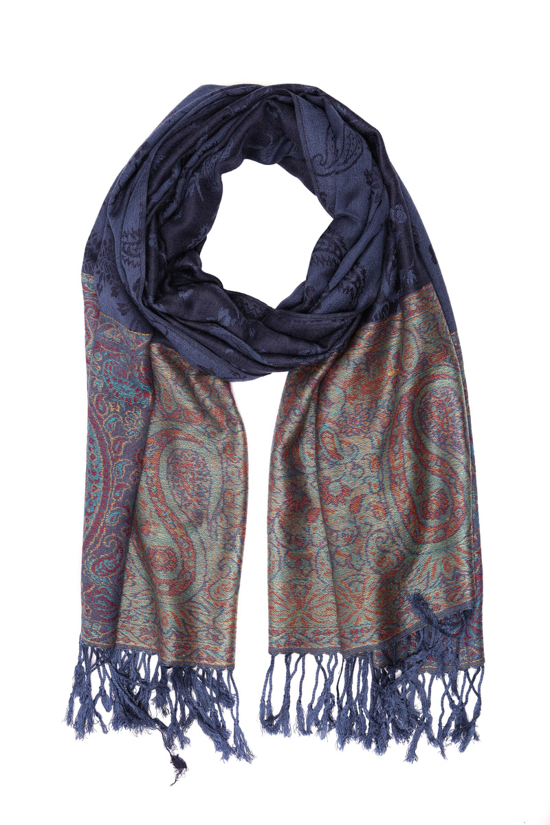 Sakkas Avril colorful allover Paisley Pashmina/ Shawl/ Wrap/ Stole