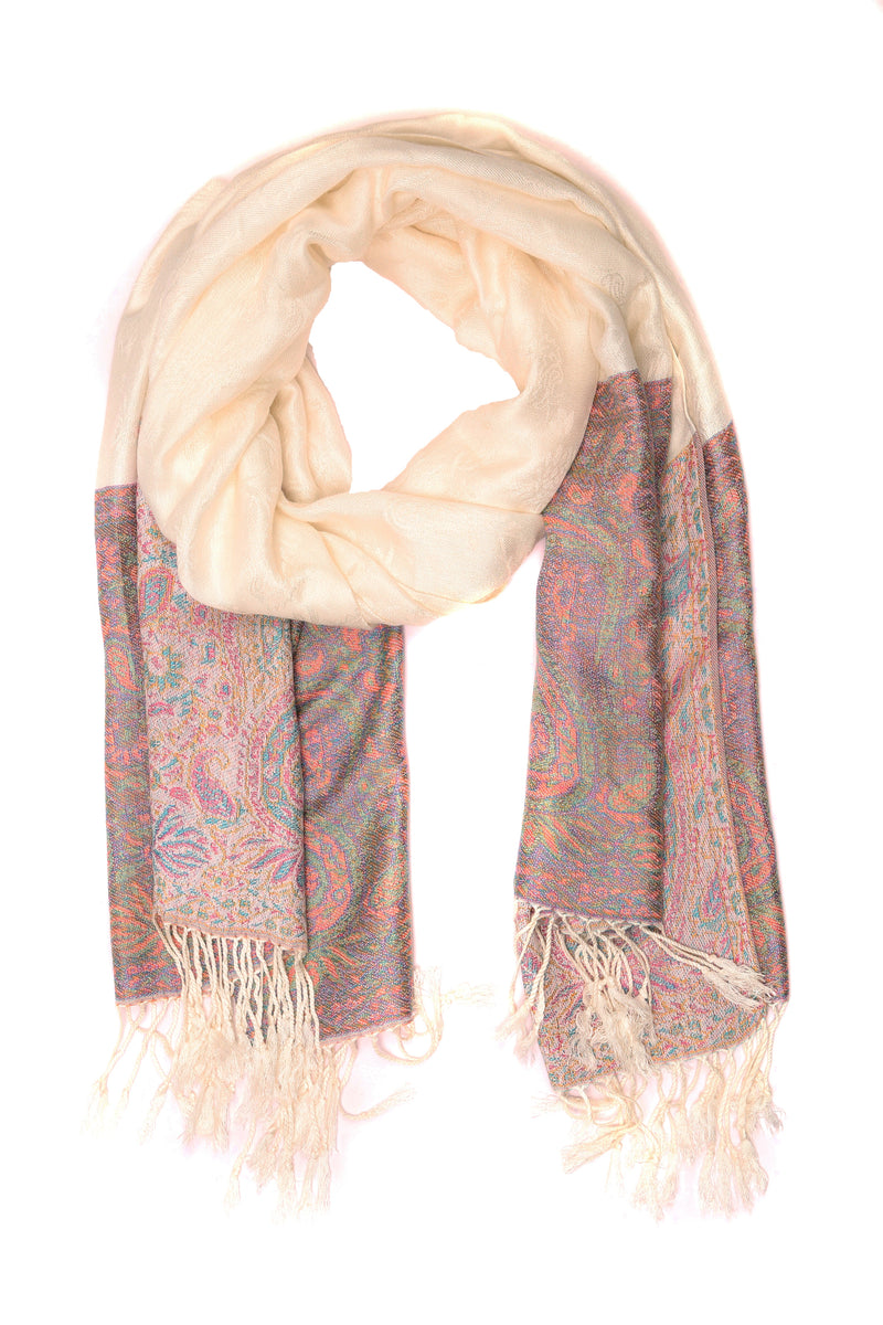Sakkas Avril colorful allover Paisley Pashmina/ Shawl/ Wrap/ Stole