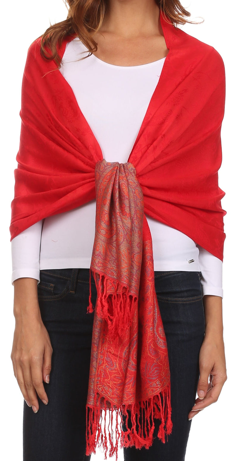 Sakkas Avril colorful allover Paisley Pashmina/ Shawl/ Wrap/ Stole