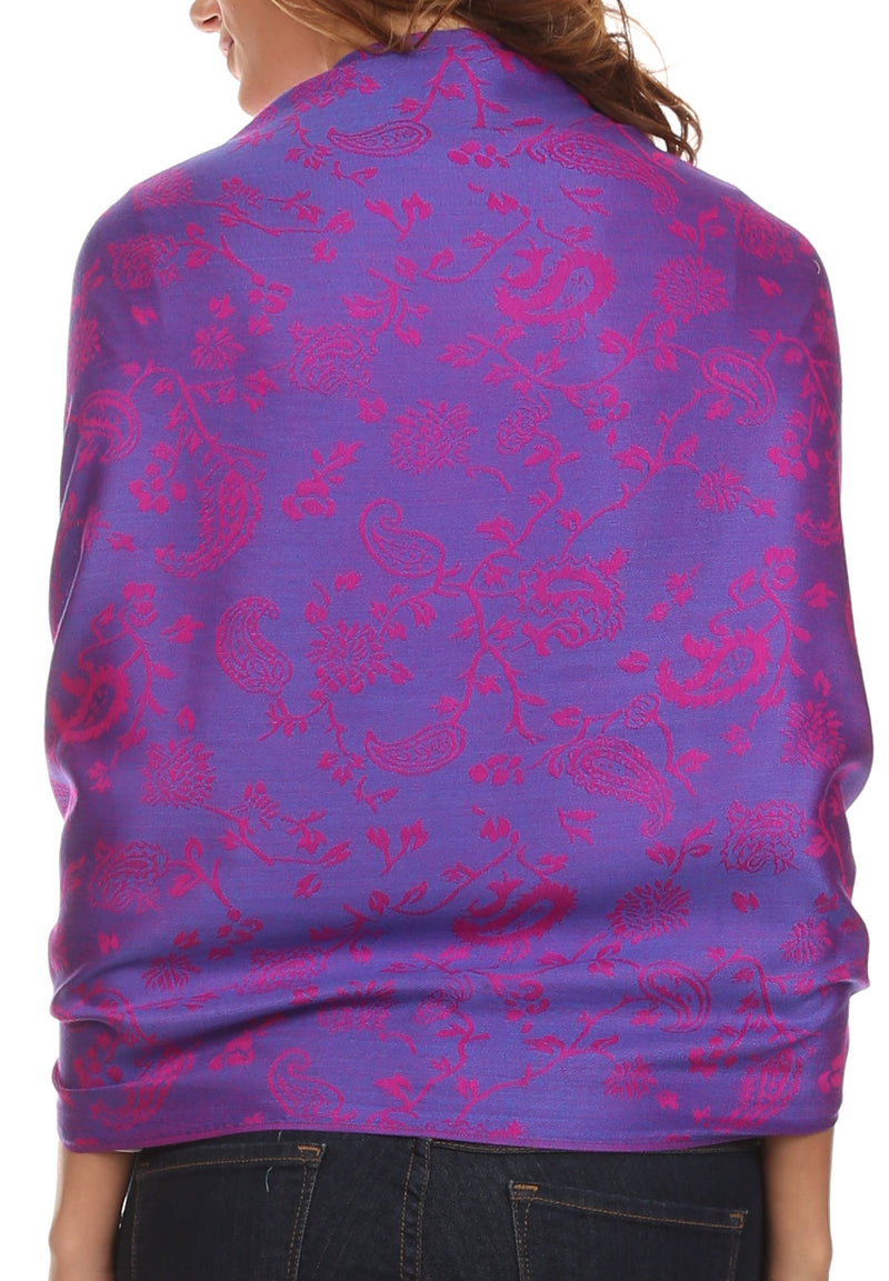 Sakkas Avril colorful allover Paisley Pashmina/ Shawl/ Wrap/ Stole