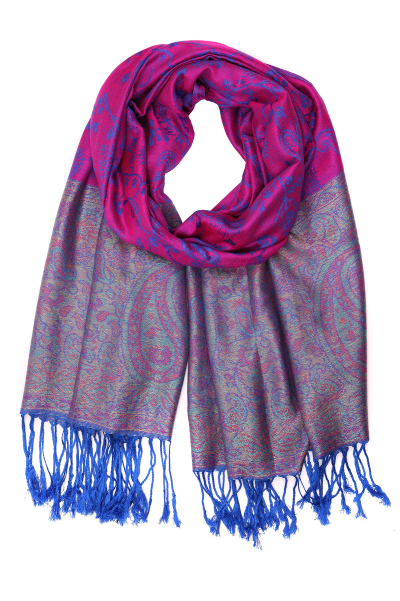 Sakkas Avril colorful allover Paisley Pashmina/ Shawl/ Wrap/ Stole