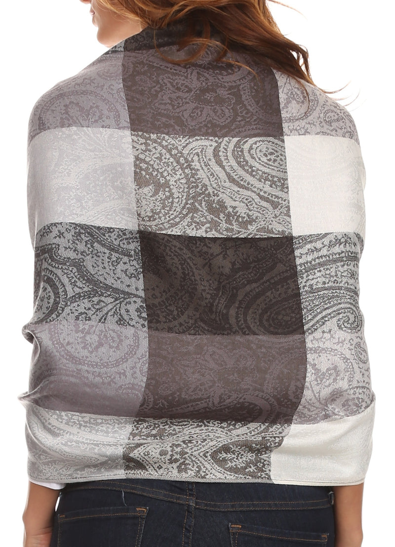 Sakkas Avril colorful allover Paisley Pashmina/ Shawl/ Wrap/ Stole