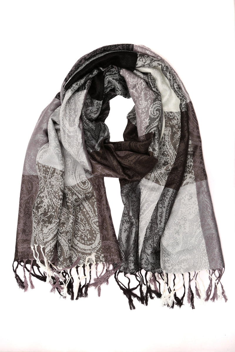 Sakkas Avril colorful allover Paisley Pashmina/ Shawl/ Wrap/ Stole