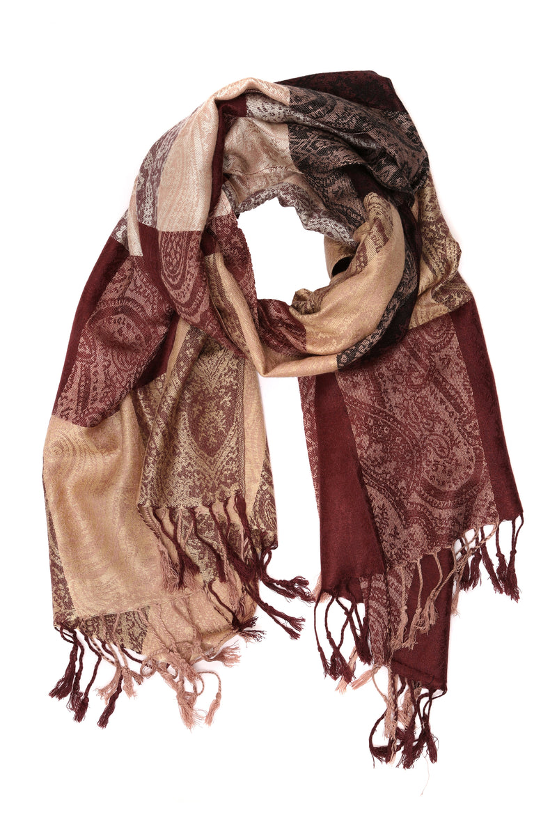 Sakkas Avril colorful allover Paisley Pashmina/ Shawl/ Wrap/ Stole