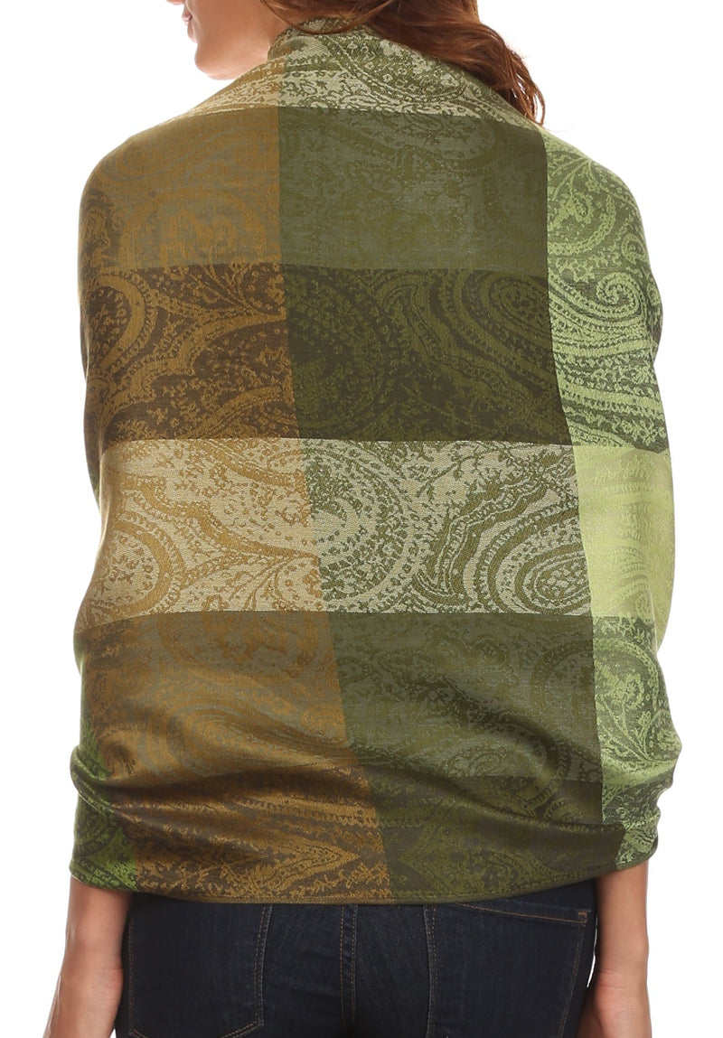 Sakkas Avril colorful allover Paisley Pashmina/ Shawl/ Wrap/ Stole