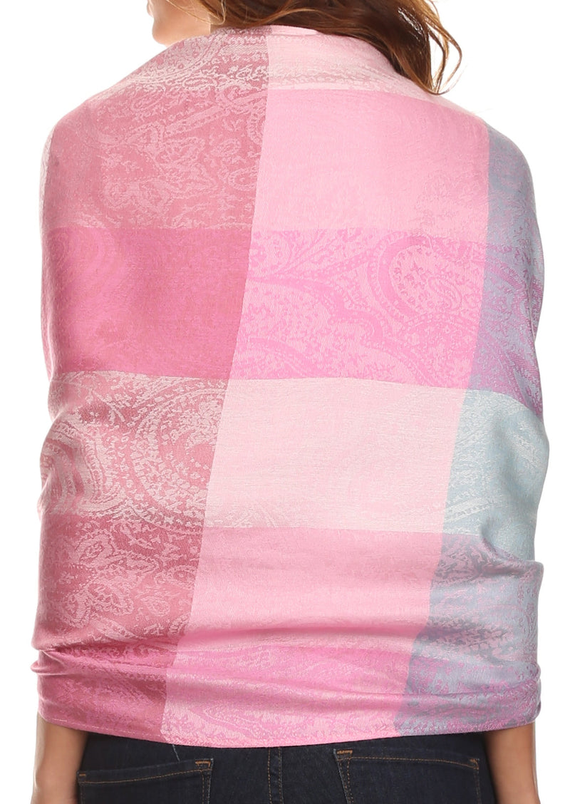 Sakkas Avril colorful allover Paisley Pashmina/ Shawl/ Wrap/ Stole