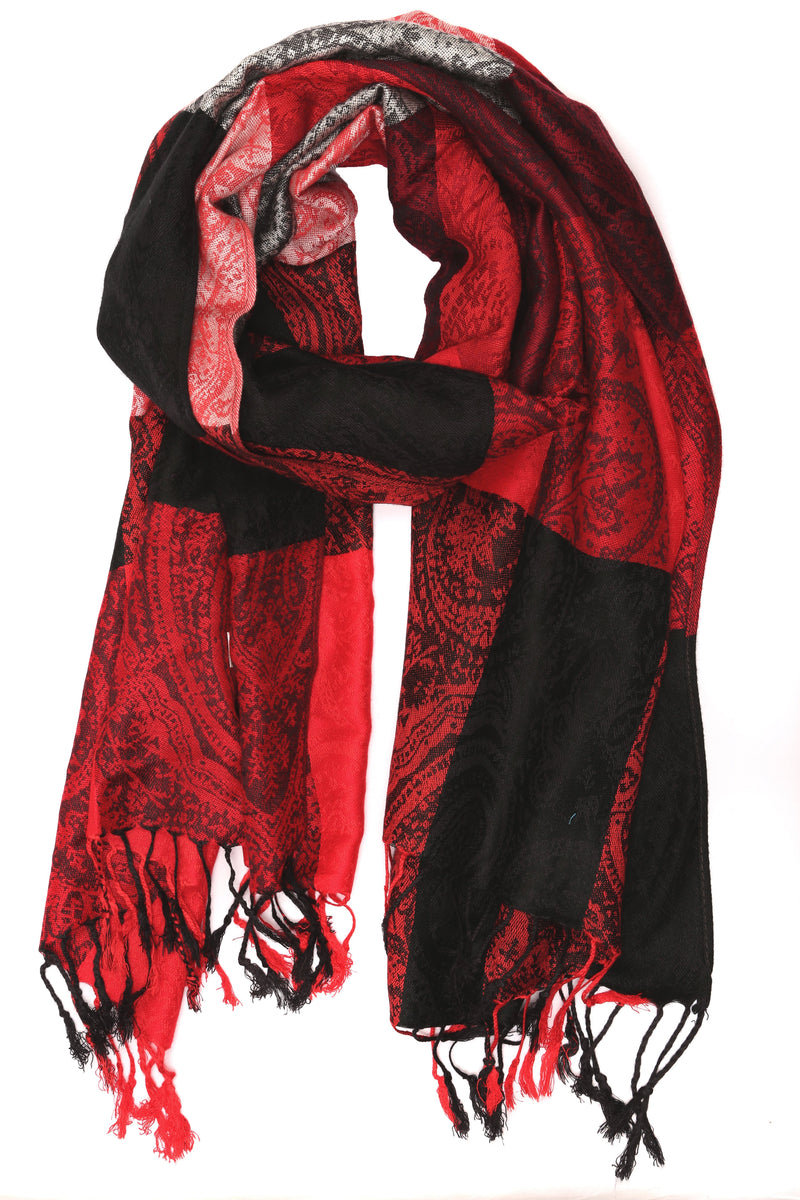 Sakkas Avril colorful allover Paisley Pashmina/ Shawl/ Wrap/ Stole