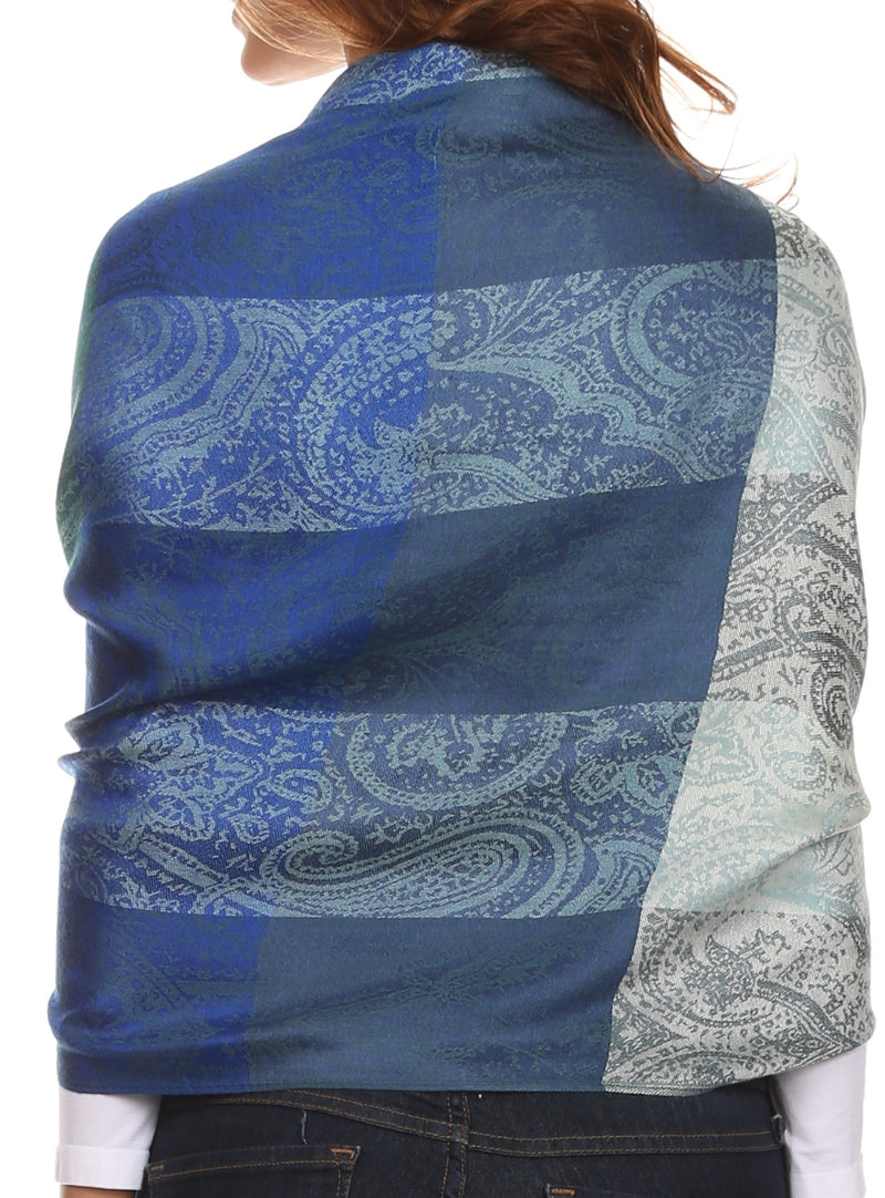 Sakkas Avril colorful allover Paisley Pashmina/ Shawl/ Wrap/ Stole
