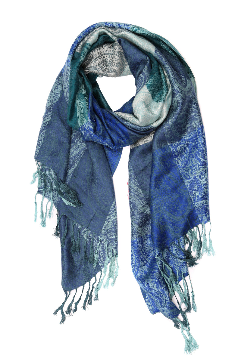 Sakkas Avril colorful allover Paisley Pashmina/ Shawl/ Wrap/ Stole
