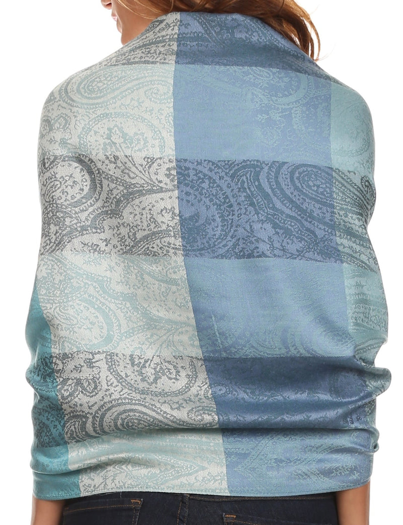 Sakkas Avril colorful allover Paisley Pashmina/ Shawl/ Wrap/ Stole