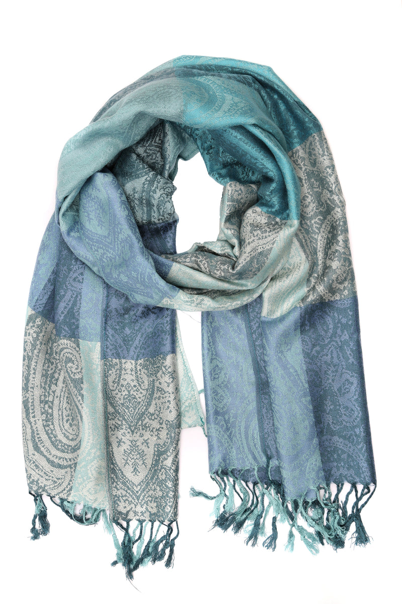 Sakkas Avril colorful allover Paisley Pashmina/ Shawl/ Wrap/ Stole