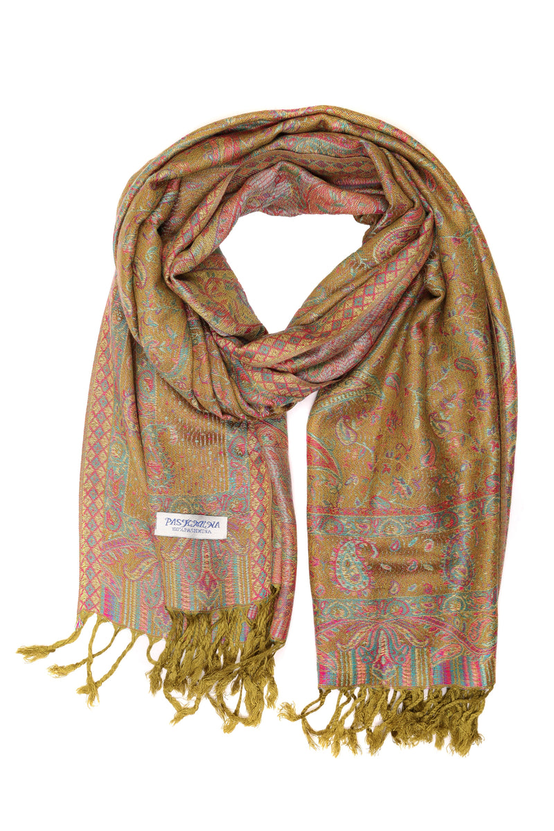 Sakkas Avril colorful allover Paisley Pashmina/ Shawl/ Wrap/ Stole
