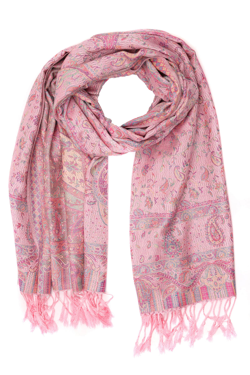 Sakkas Avril colorful allover Paisley Pashmina/ Shawl/ Wrap/ Stole