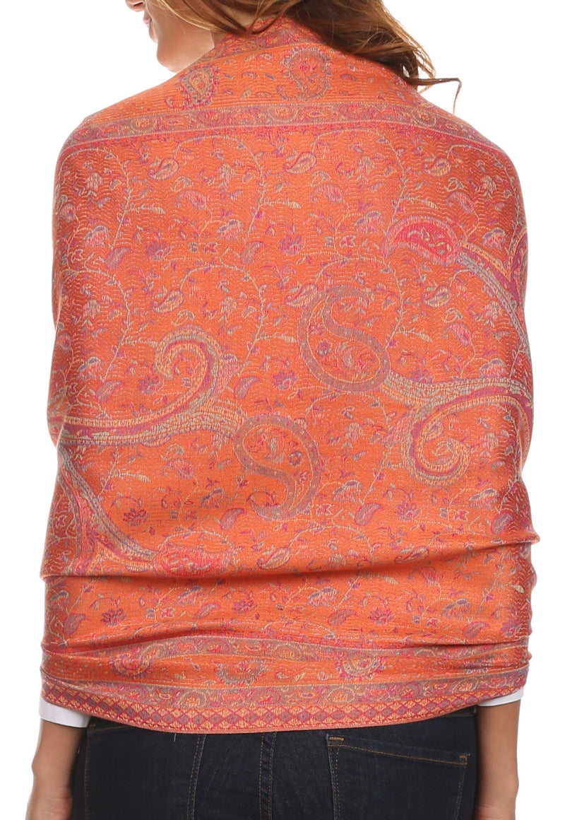Sakkas Avril colorful allover Paisley Pashmina/ Shawl/ Wrap/ Stole