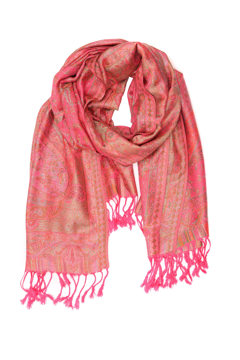 Sakkas Avril colorful allover Paisley Pashmina/ Shawl/ Wrap/ Stole