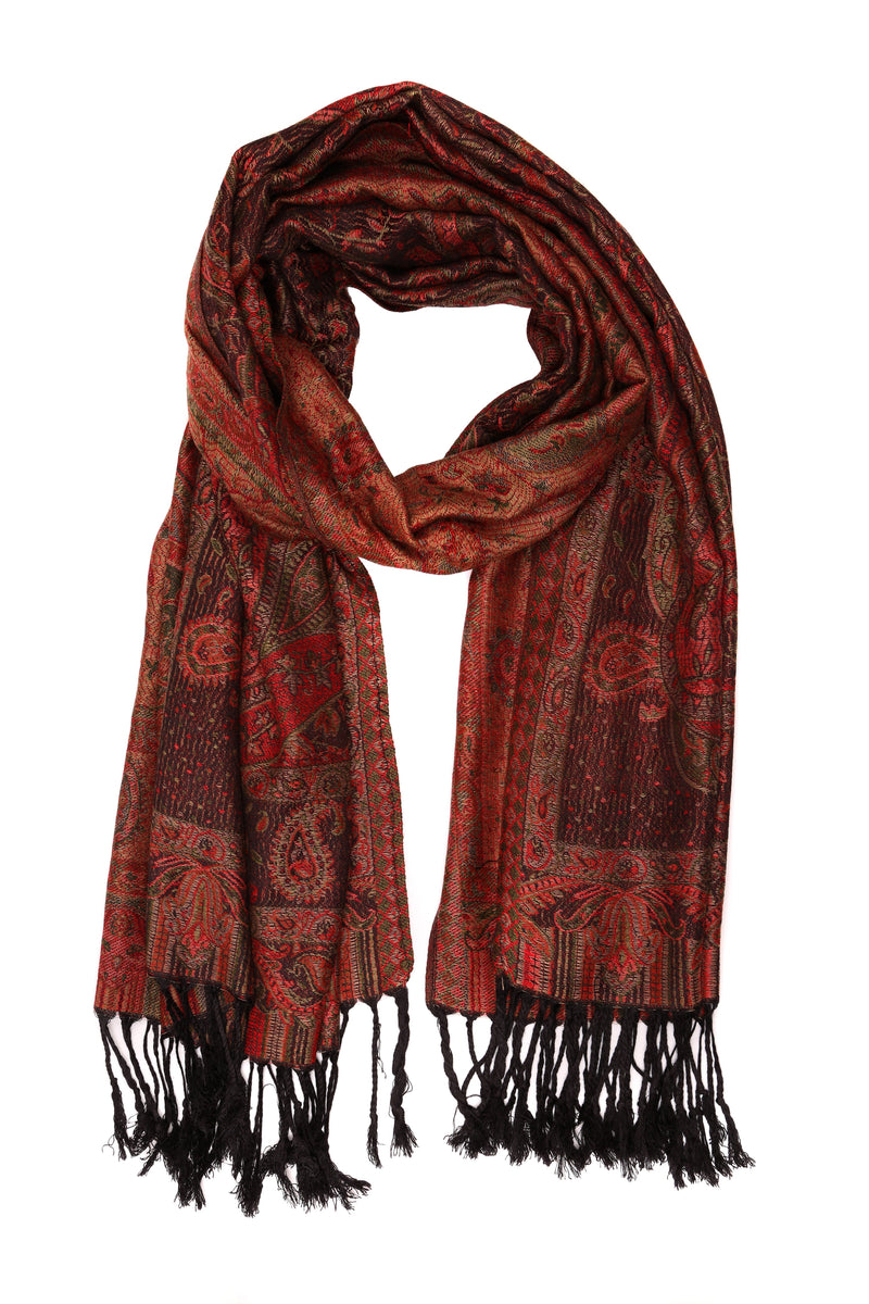 Sakkas Avril colorful allover Paisley Pashmina/ Shawl/ Wrap/ Stole