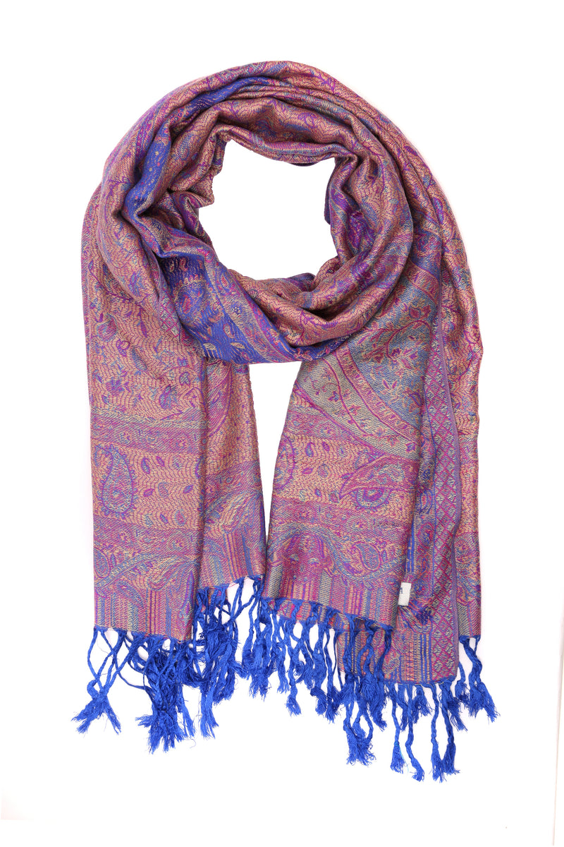 Sakkas Avril colorful allover Paisley Pashmina/ Shawl/ Wrap/ Stole