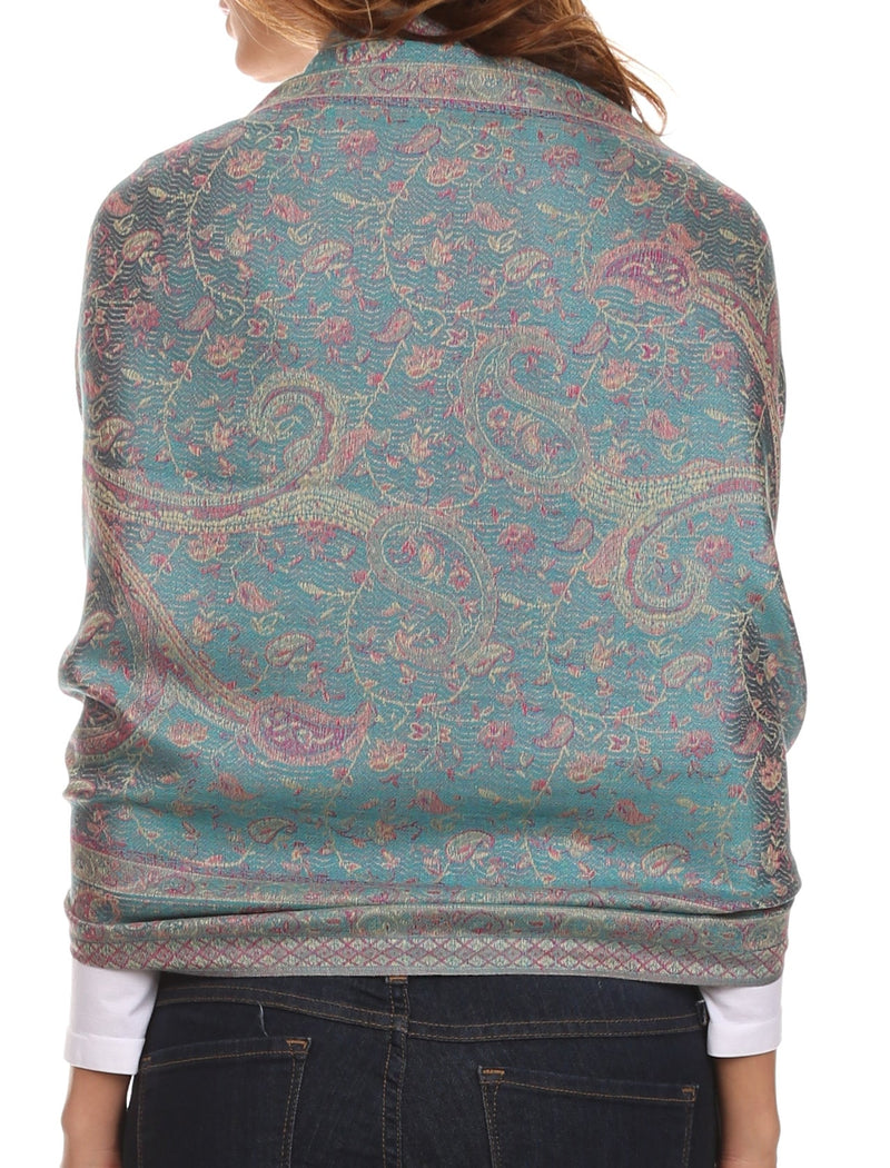 Sakkas Avril colorful allover Paisley Pashmina/ Shawl/ Wrap/ Stole