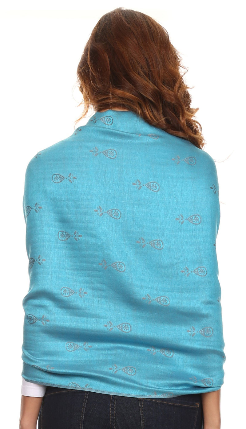 Sakkas Megan Large Paisley Pashmina/ Shawl/ Wrap/ Stole