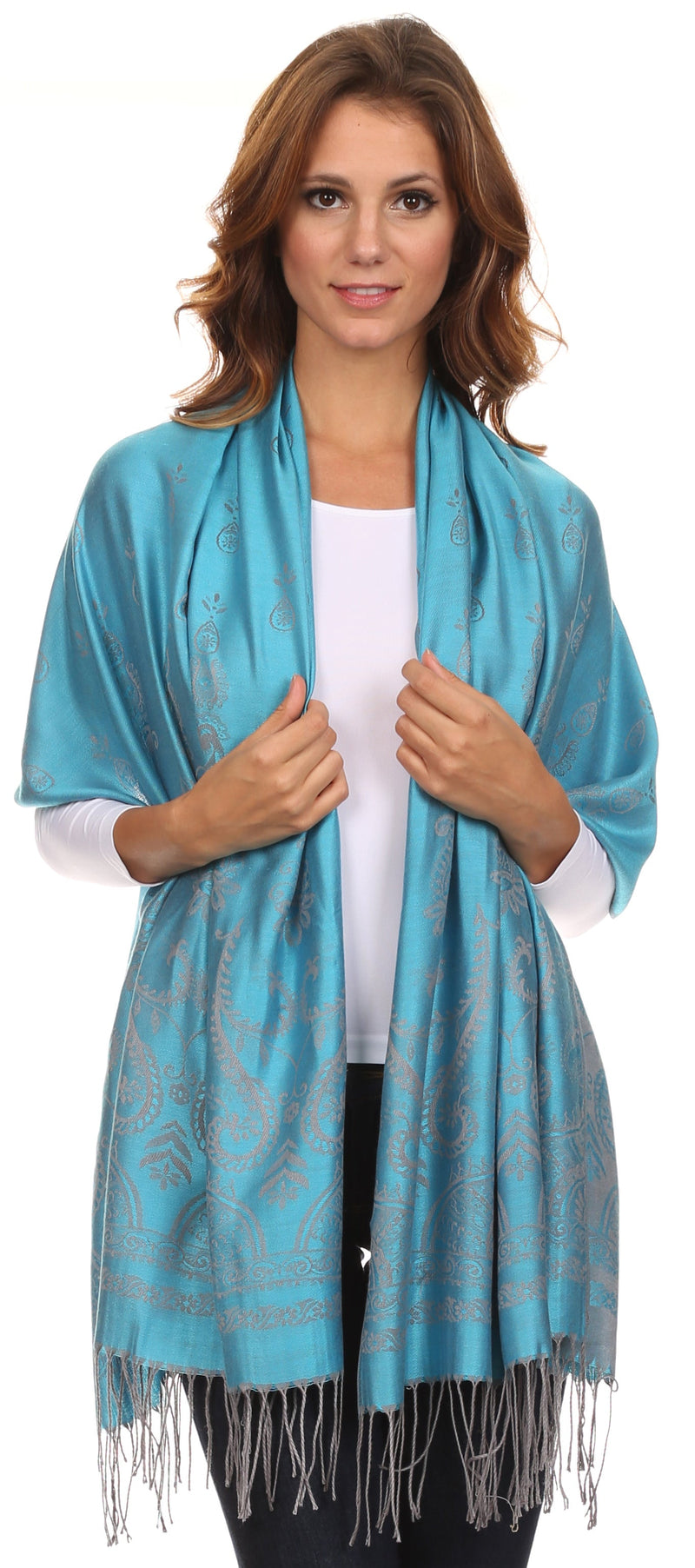 Sakkas Megan Large Paisley Pashmina/ Shawl/ Wrap/ Stole