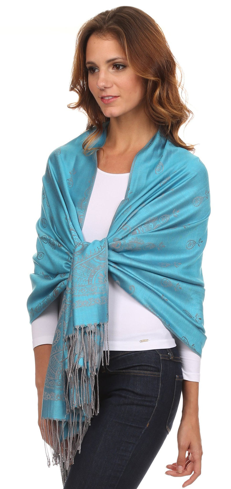 Sakkas Megan Large Paisley Pashmina/ Shawl/ Wrap/ Stole