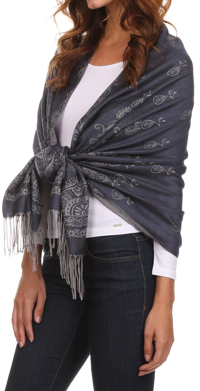 Sakkas Megan Large Paisley Pashmina/ Shawl/ Wrap/ Stole