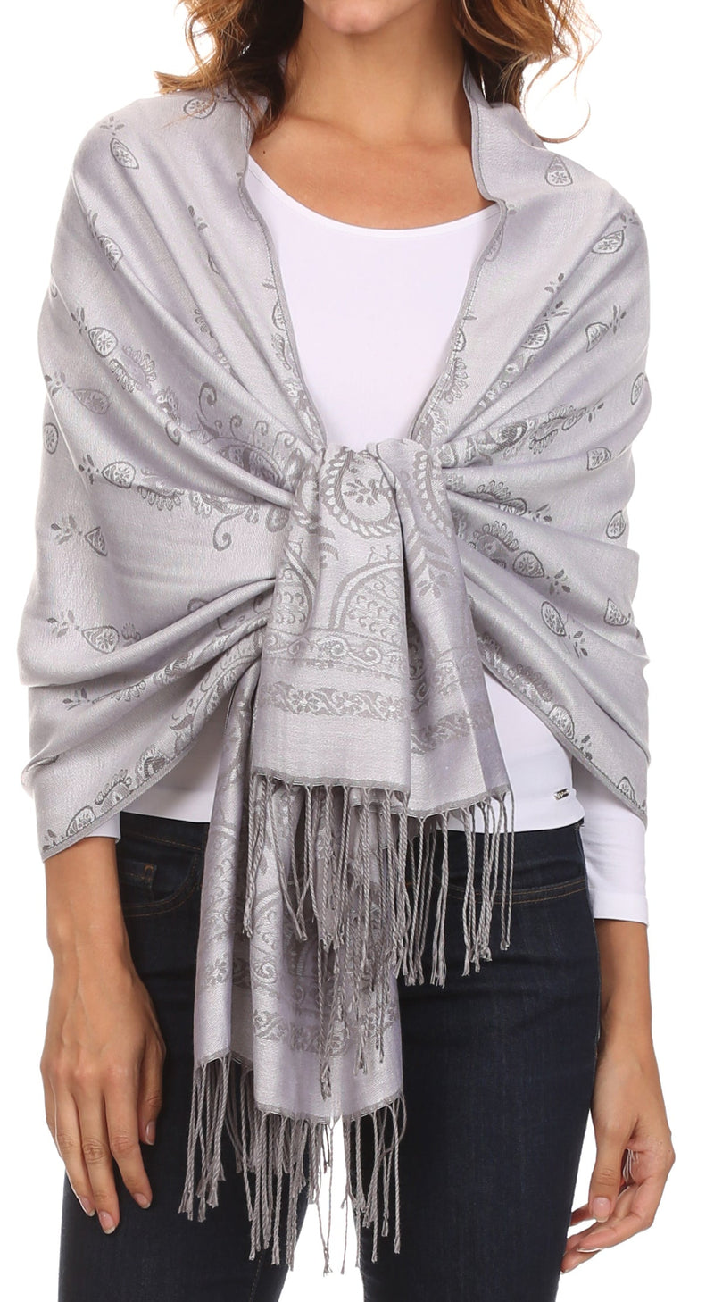 Sakkas Megan Large Paisley Pashmina/ Shawl/ Wrap/ Stole