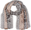Sakkas Giraffe Pashmina Scarf / Stole / Wrap / Shawl#color_Grey