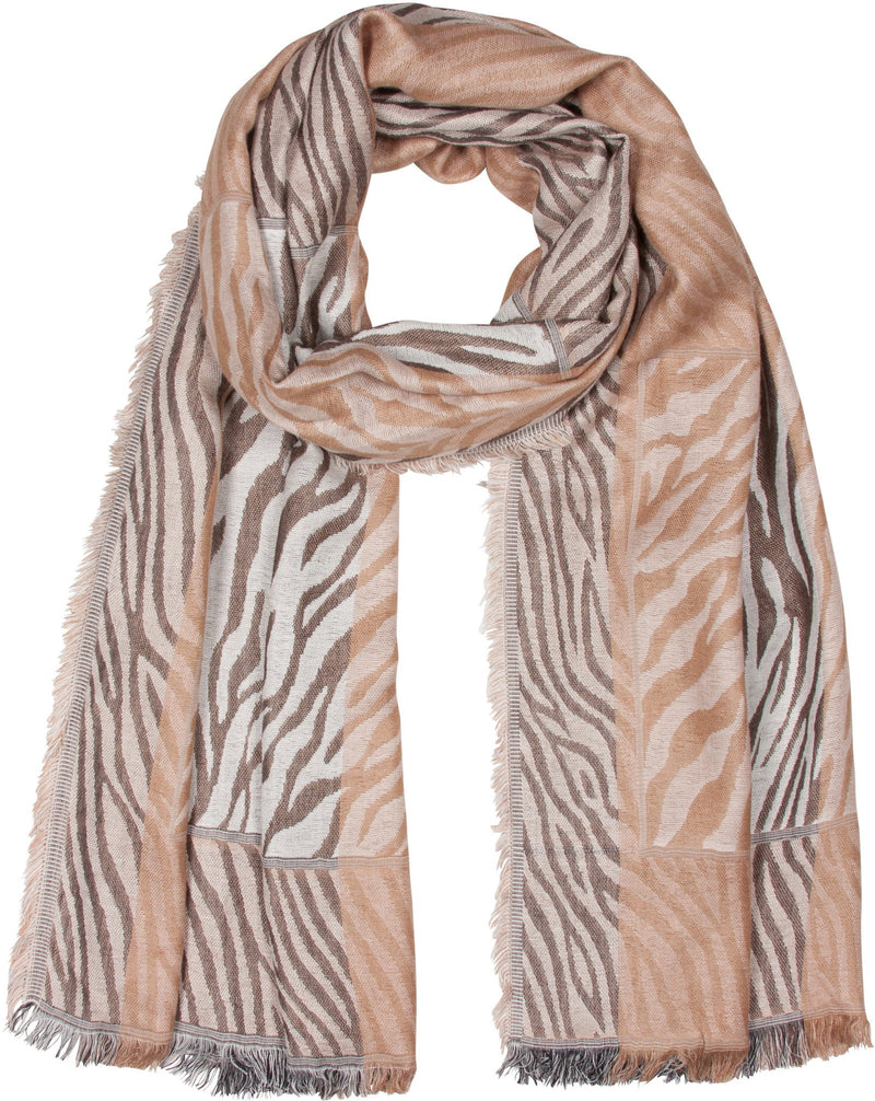 Sakkas Zebra Pashmina Scarf / Stole / Wrap / Shawl